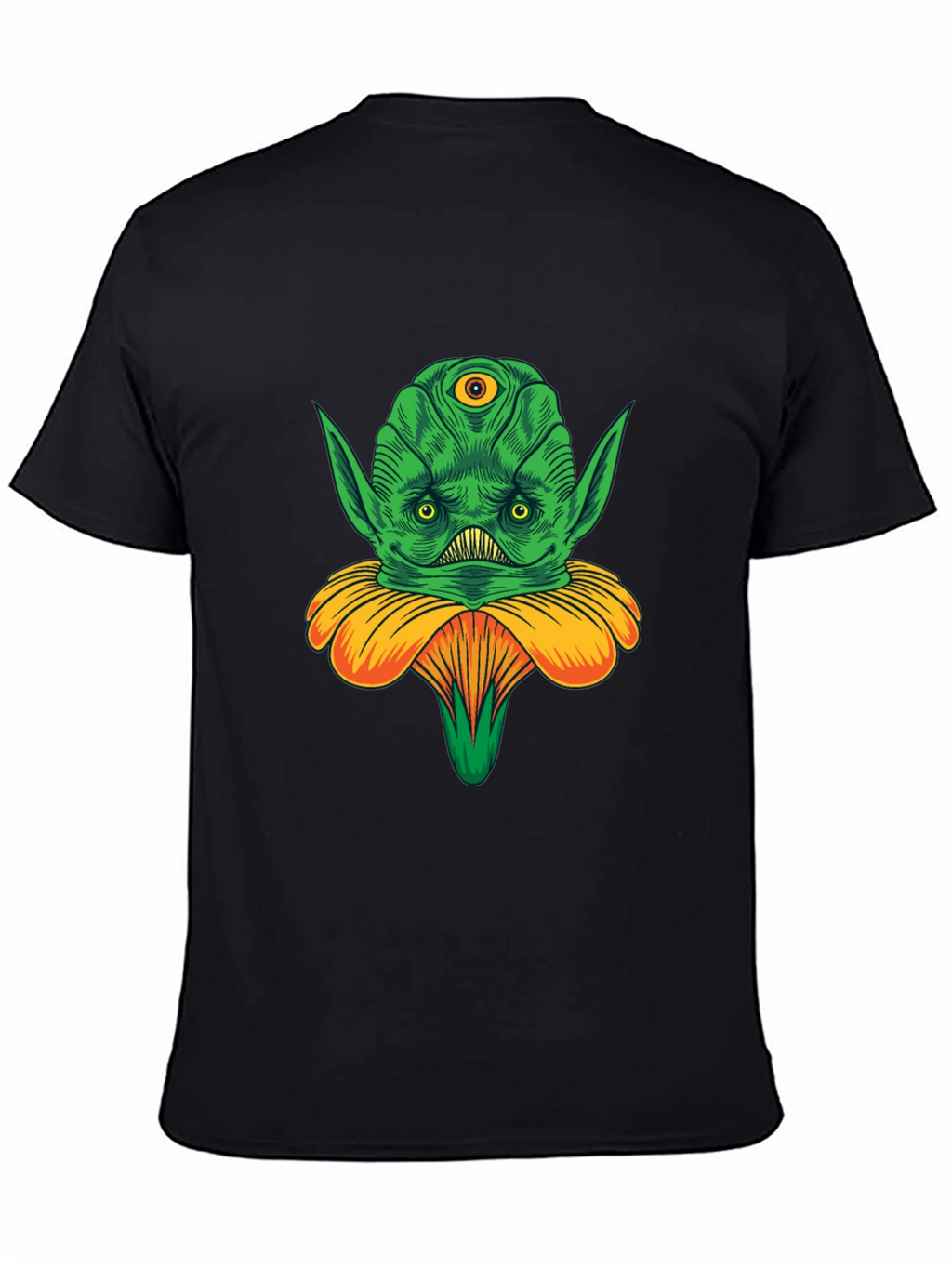 Alien Flower Graphic Tee - Unique Design