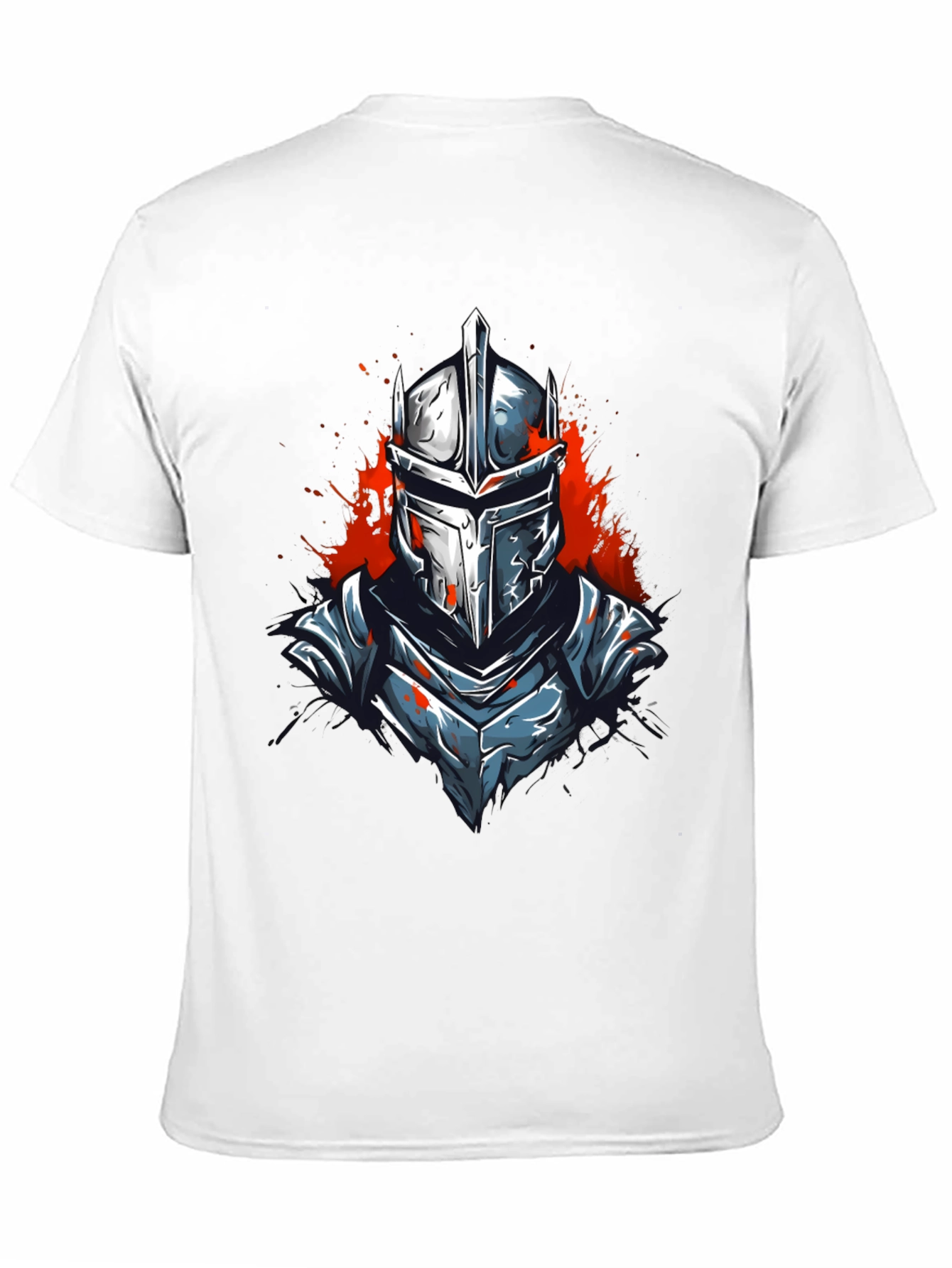 Warrior Knight Graphic Tee - Black