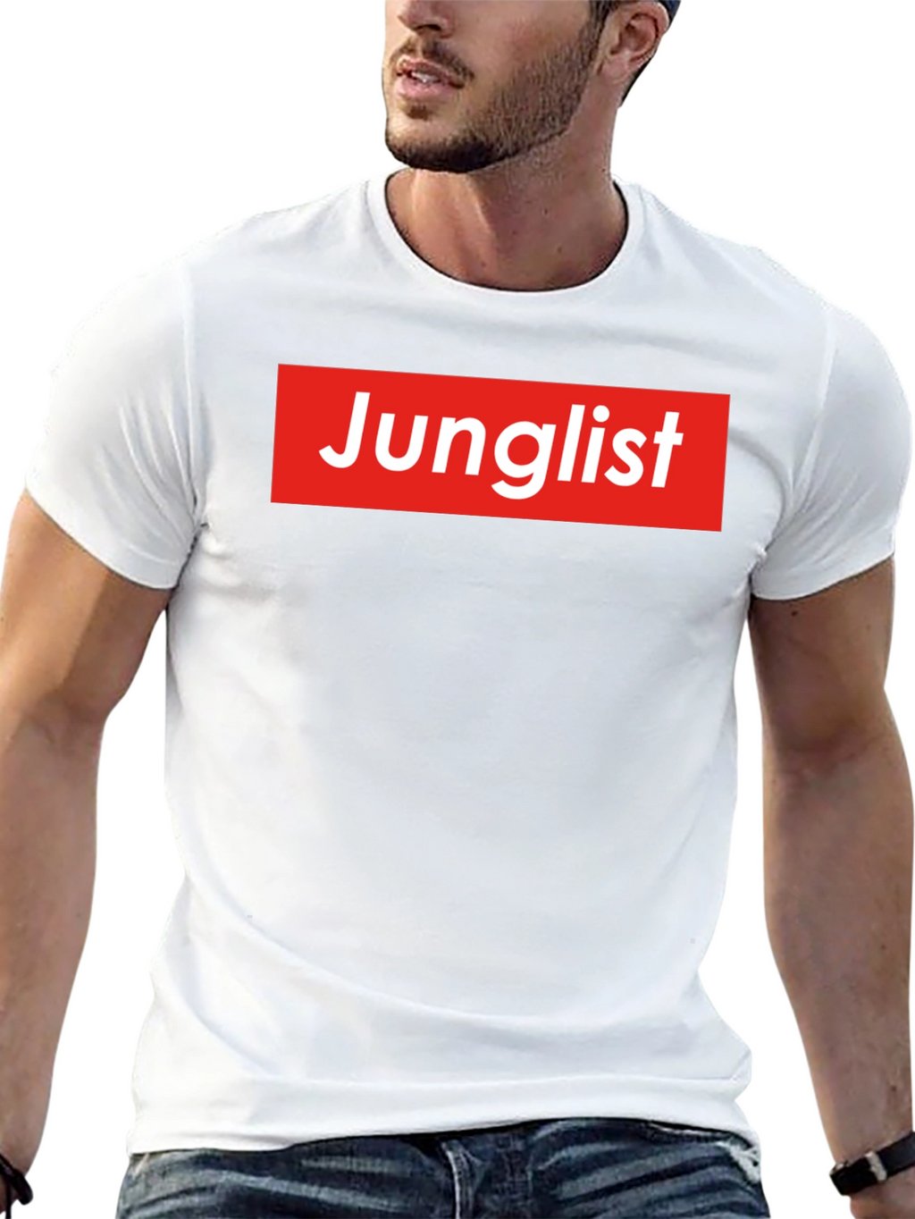 Junglist T-Shirt - Red Box Logo