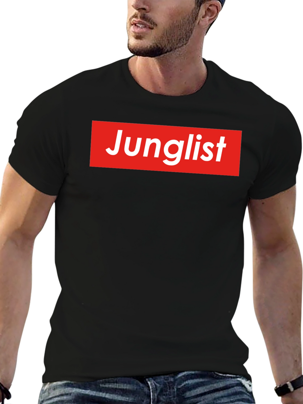Junglist T-Shirt - Red Box Logo
