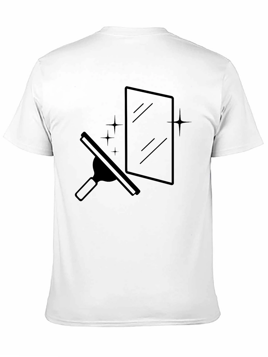 Clean Window Graphic Tee - Black T-Shirt