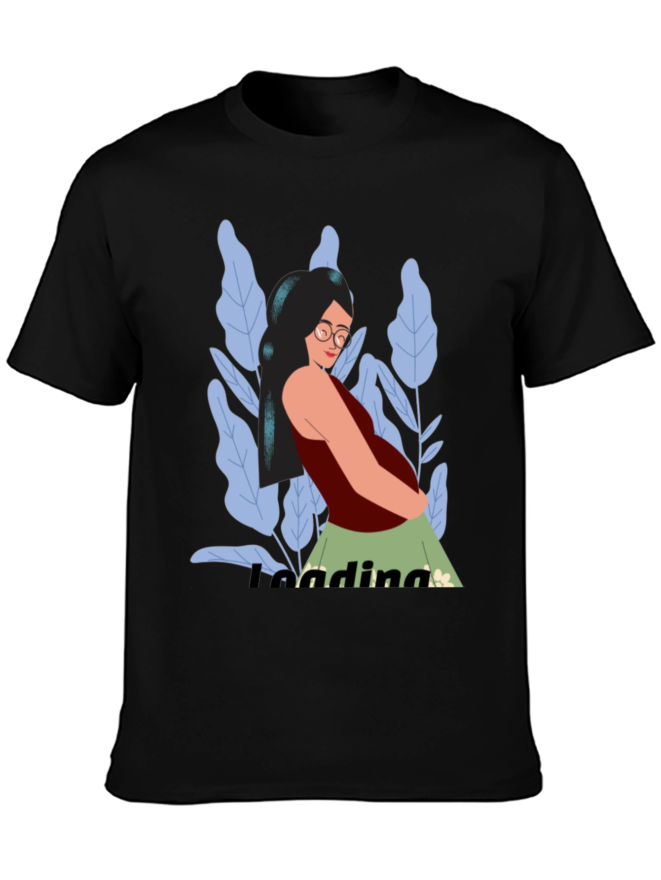 Stylish Loading Graphic Print T-Shirt
