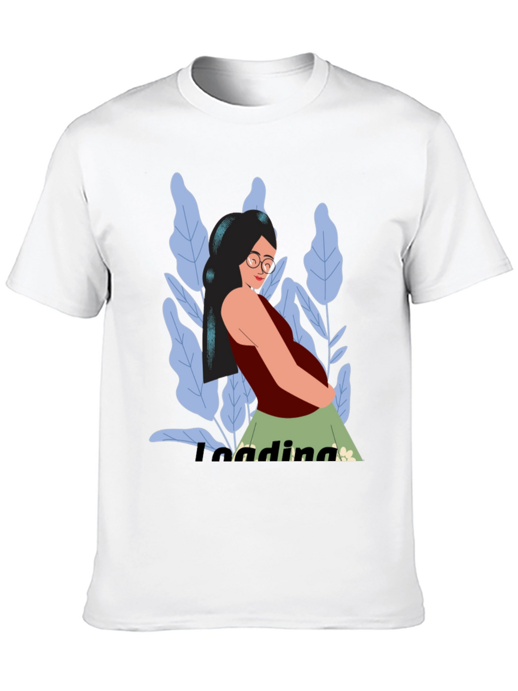 Stylish Loading Graphic Print T-Shirt