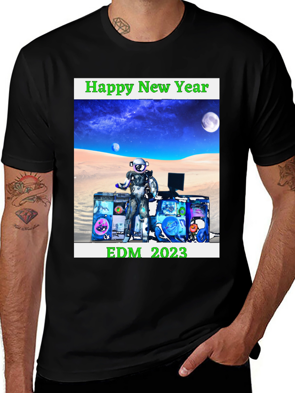 EDM 2023 Happy New Year T-Shirt