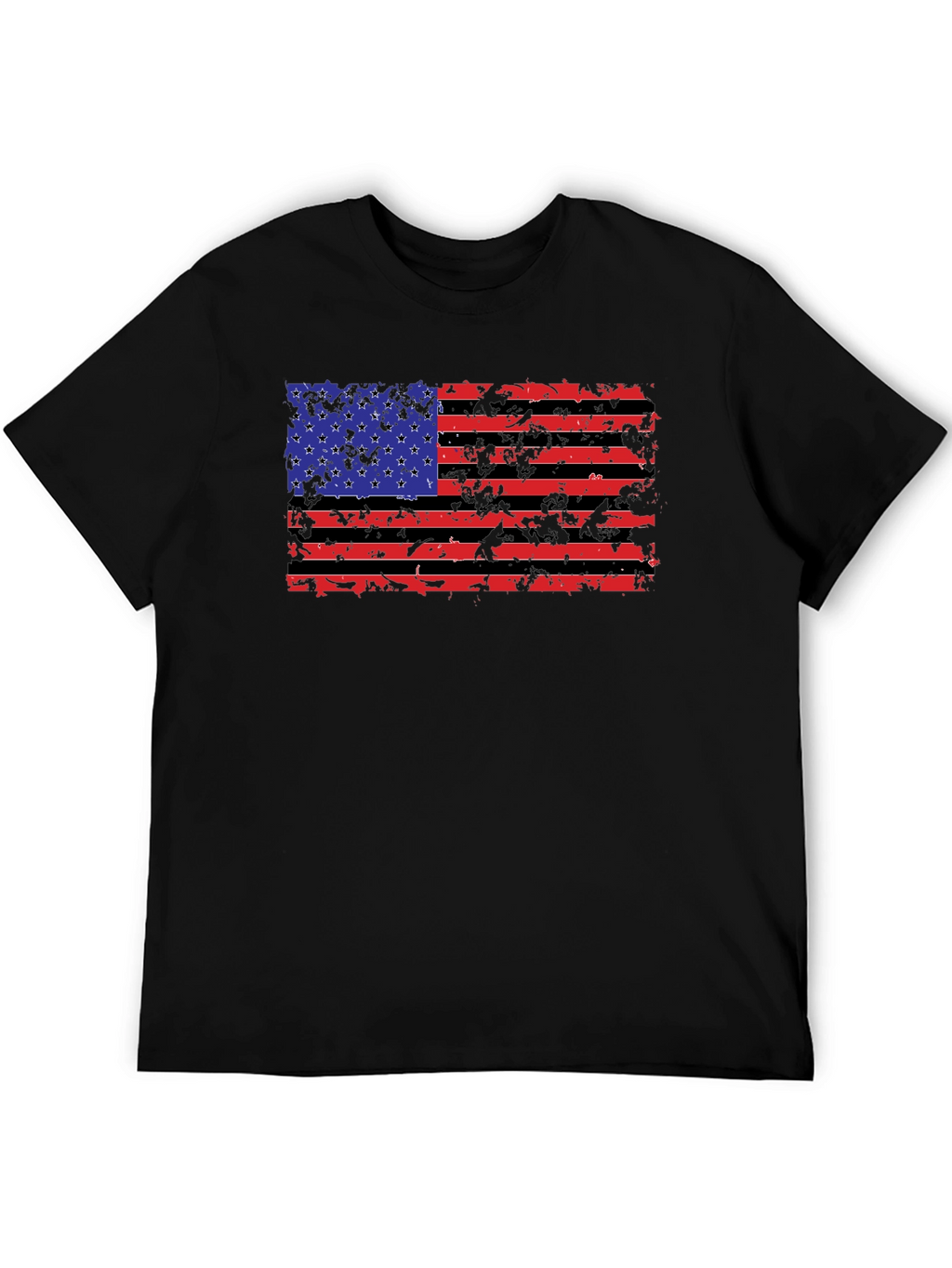 American Flag Graphic T-Shirt