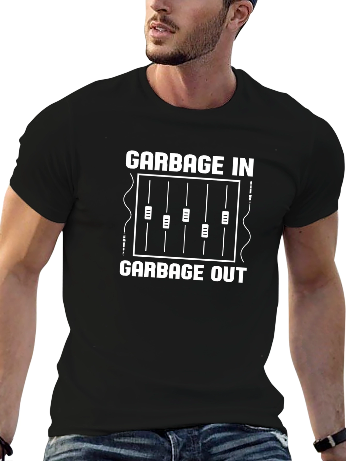 Garbage In Garbage Out Mixing Board Graphic Tee