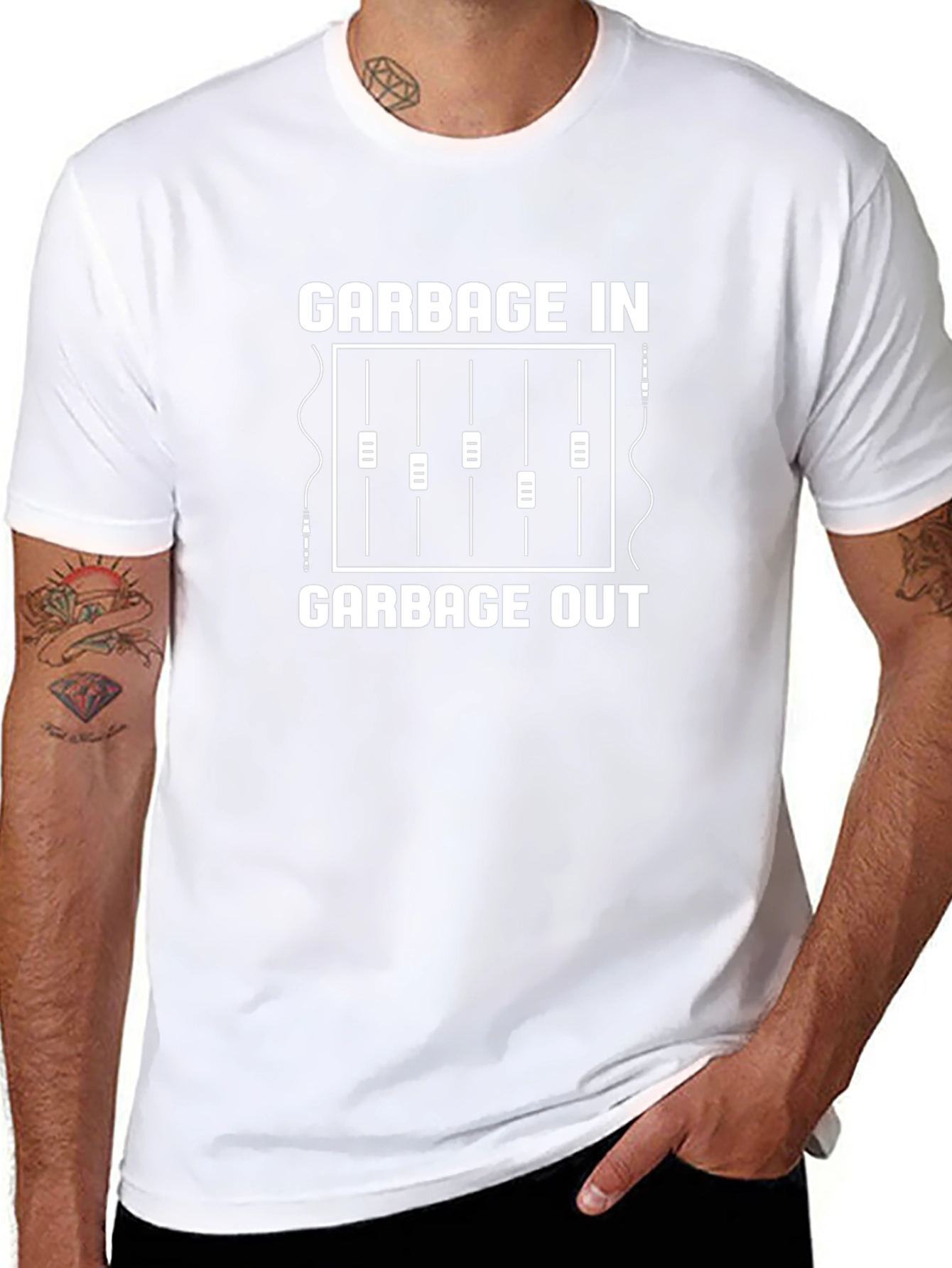 Garbage In Garbage Out Mixing Board Graphic Tee