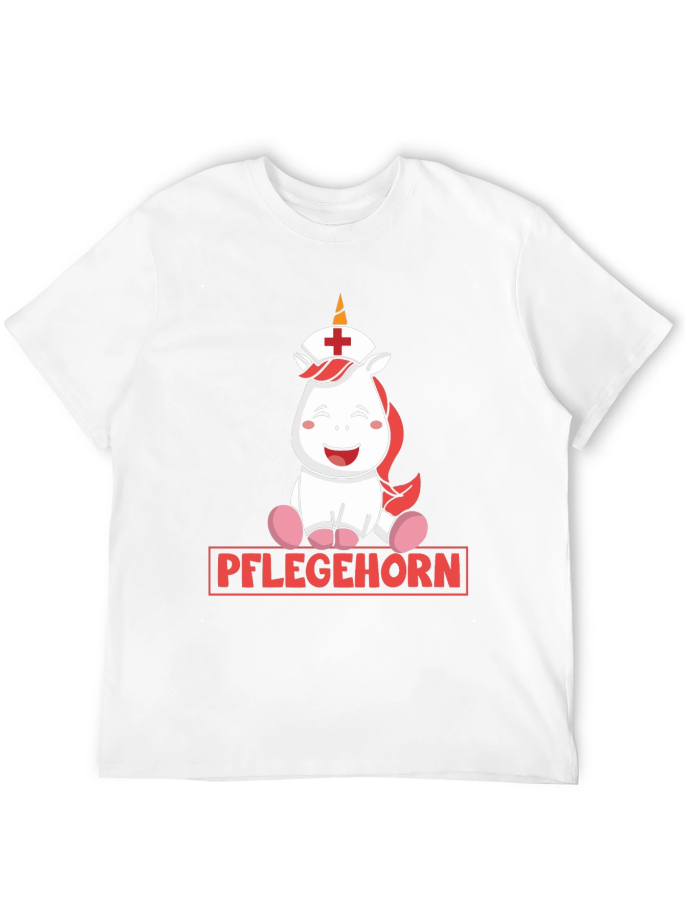 Pflegehorn Nurse Unicorn Graphic T-Shirt