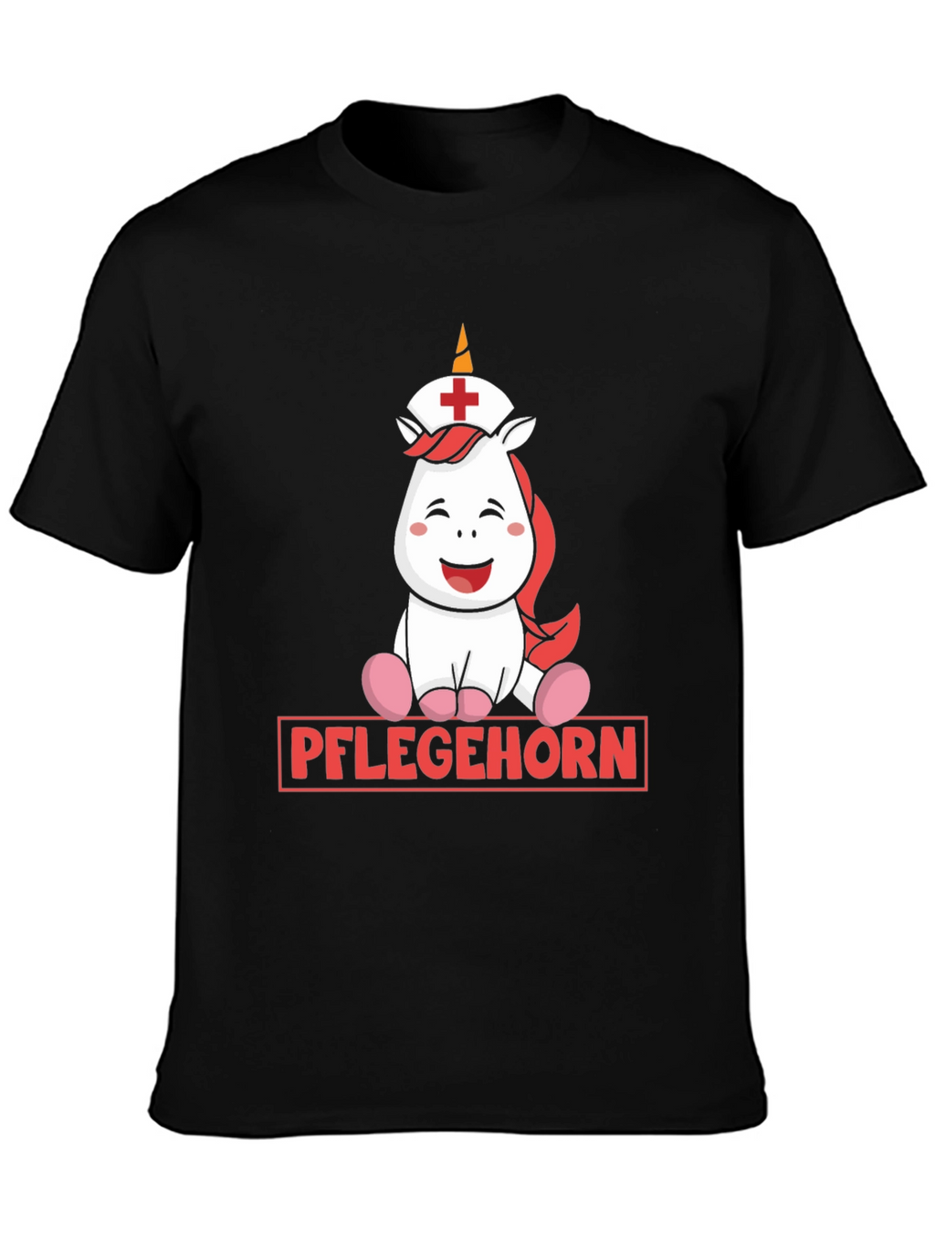 Pflegehorn Nurse Unicorn Graphic T-Shirt
