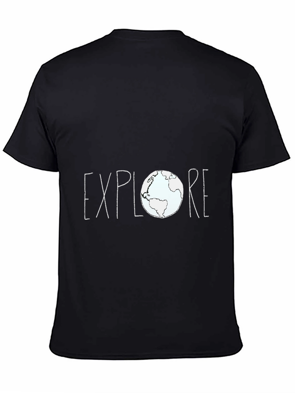 Explore Earth Graphic Tee - Black