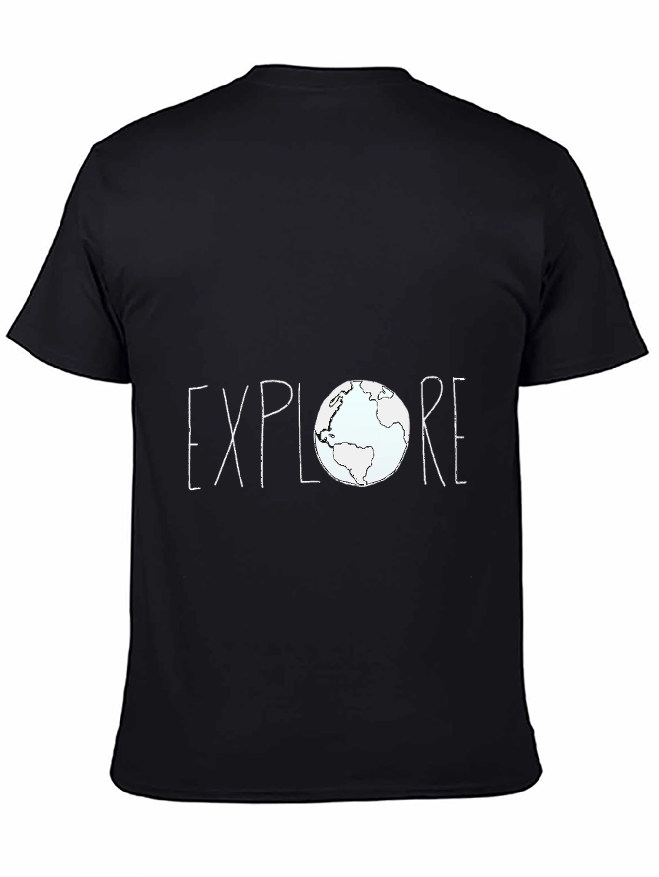 Explore Earth Graphic Tee - Black