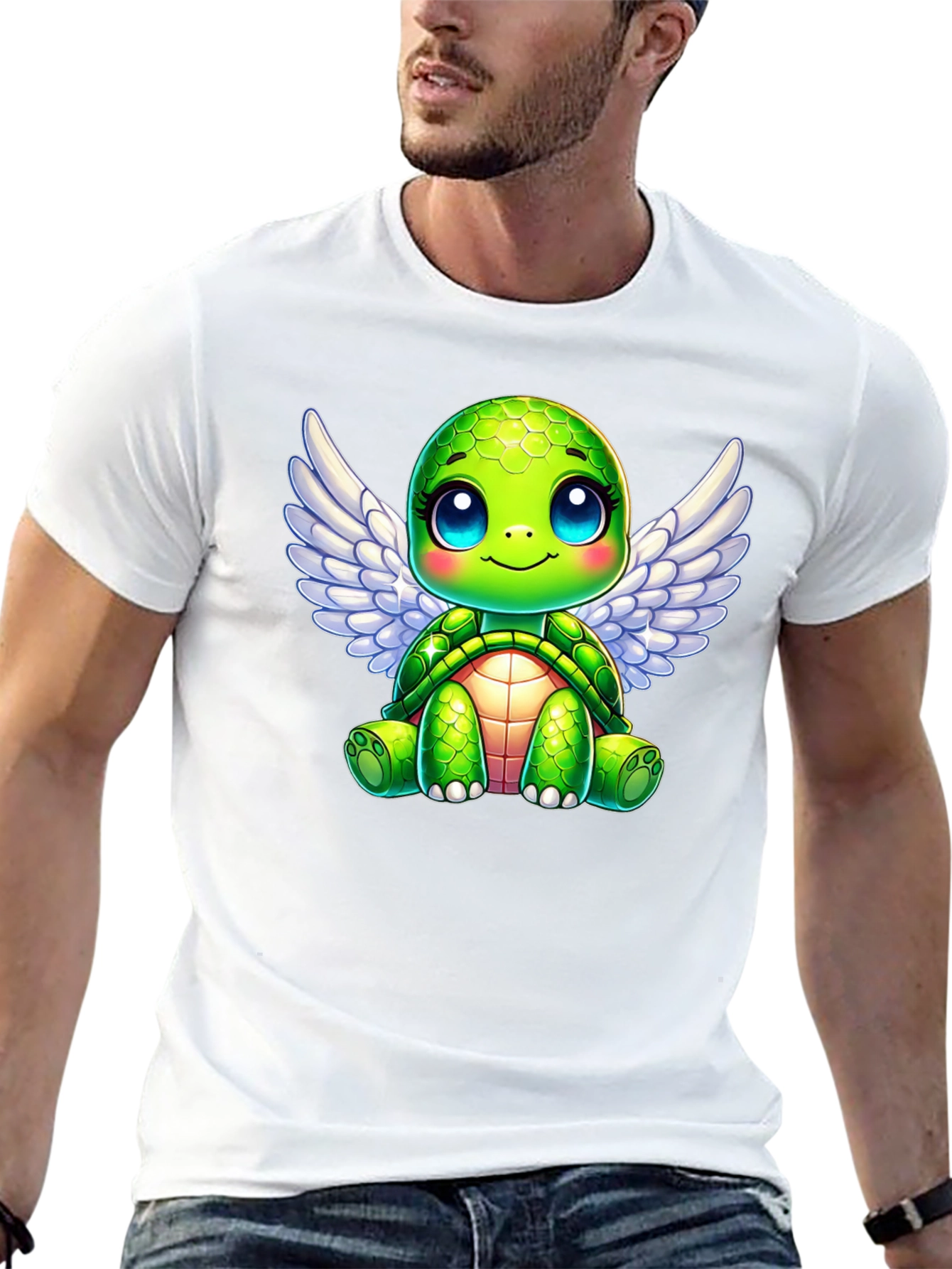 Cute Turtle Angel Wings T-Shirt