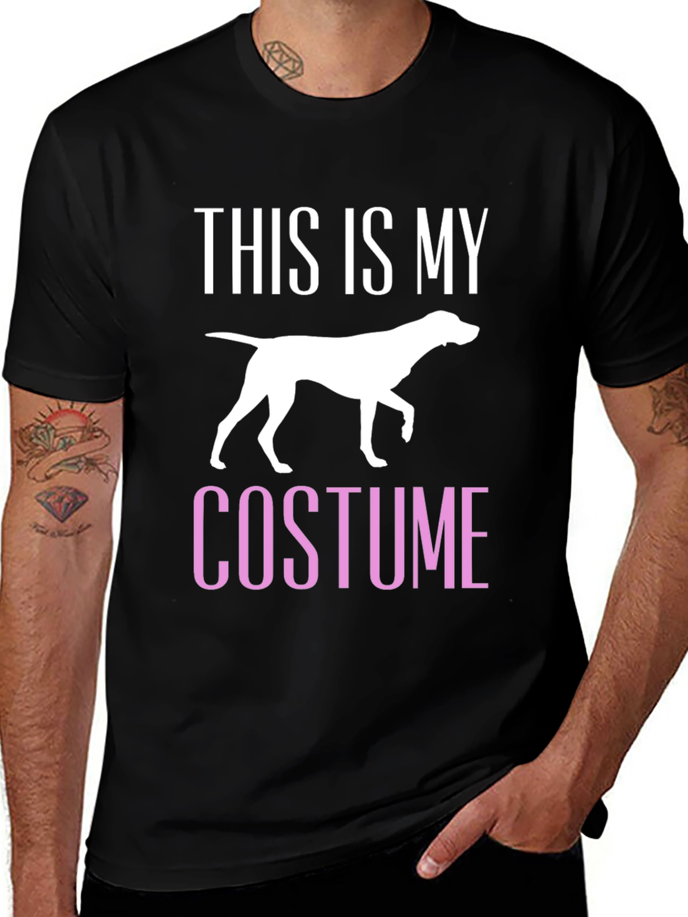 Funny Dog Halloween Costume T-Shirt