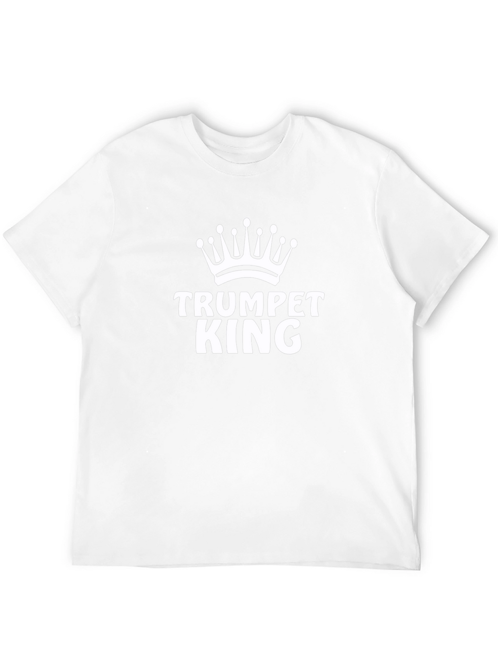 Trumpet King Graphic T-Shirt - Musical Instrument Tee