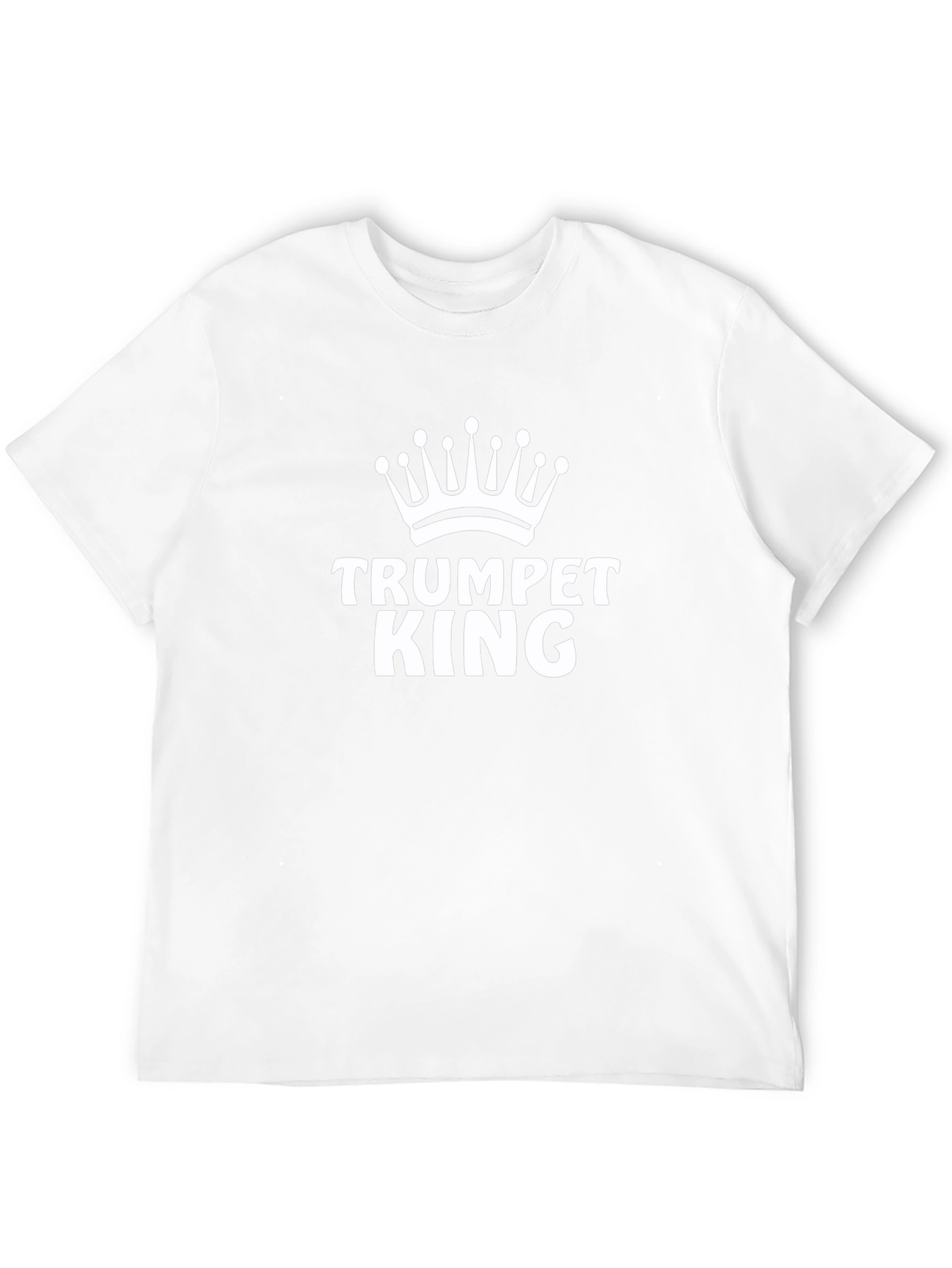 Trumpet King Graphic T-Shirt - Musical Instrument Tee