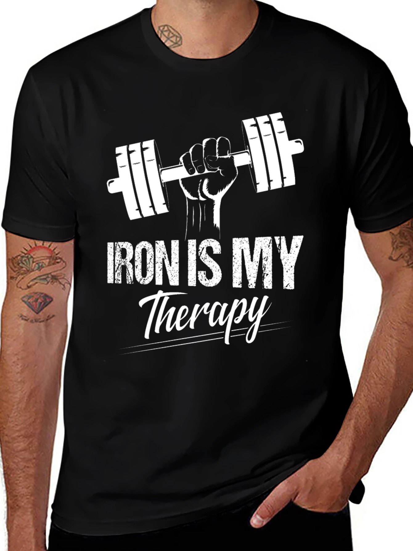Iron is My Therapy Gym T-Shirt