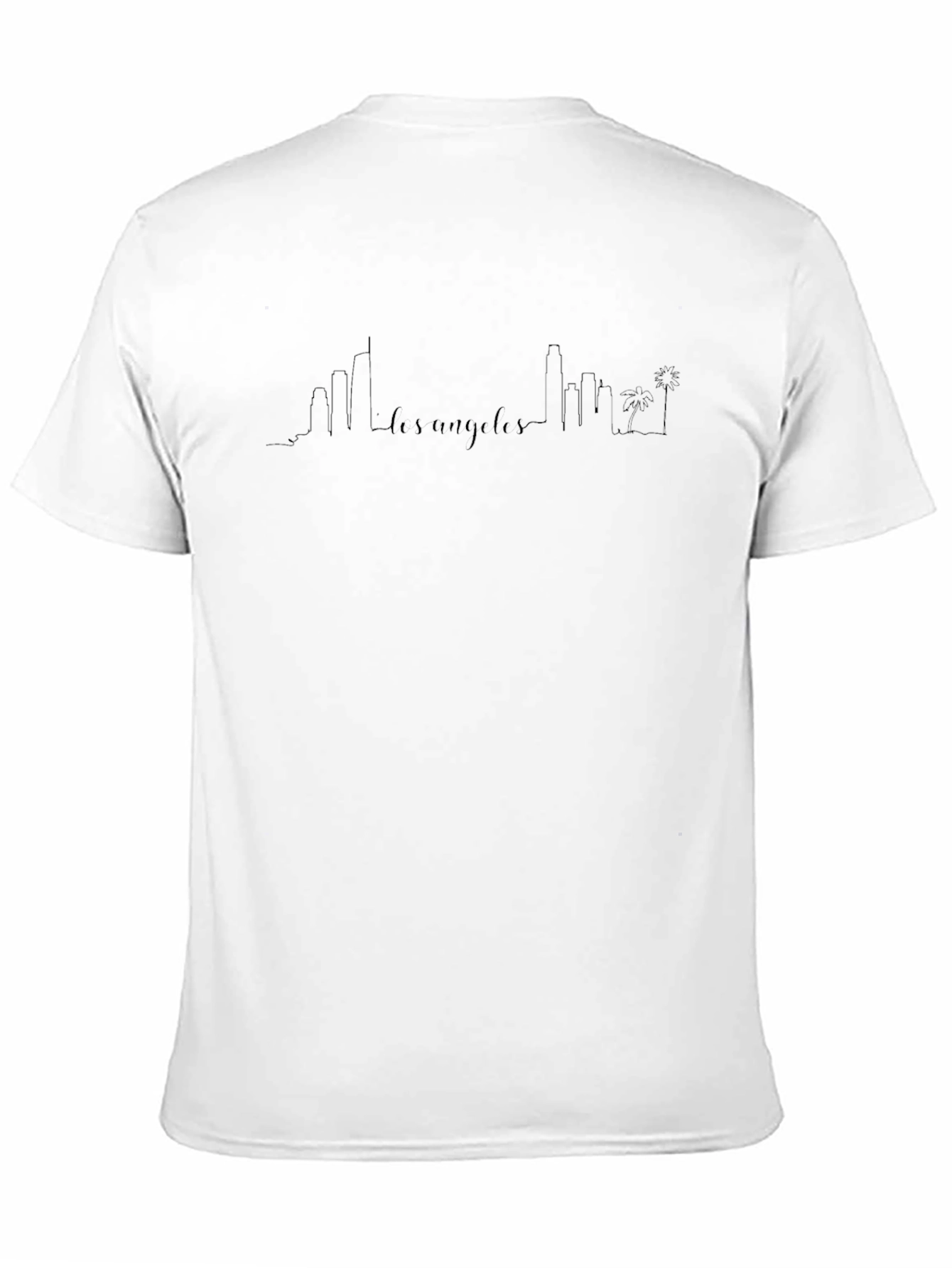 Los Angeles Skyline Graphic Tee - Soft Cotton Blend
