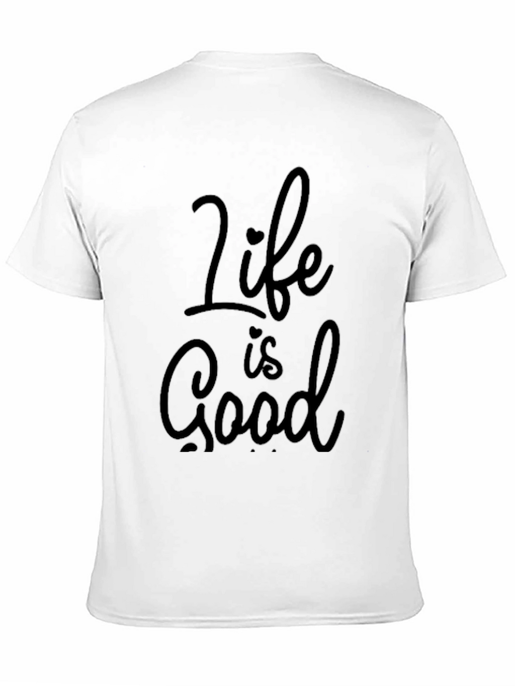 Life is Good Black T-Shirt