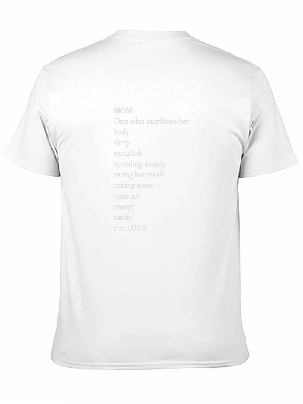Mom Sacrifice Graphic T-Shirt - Black