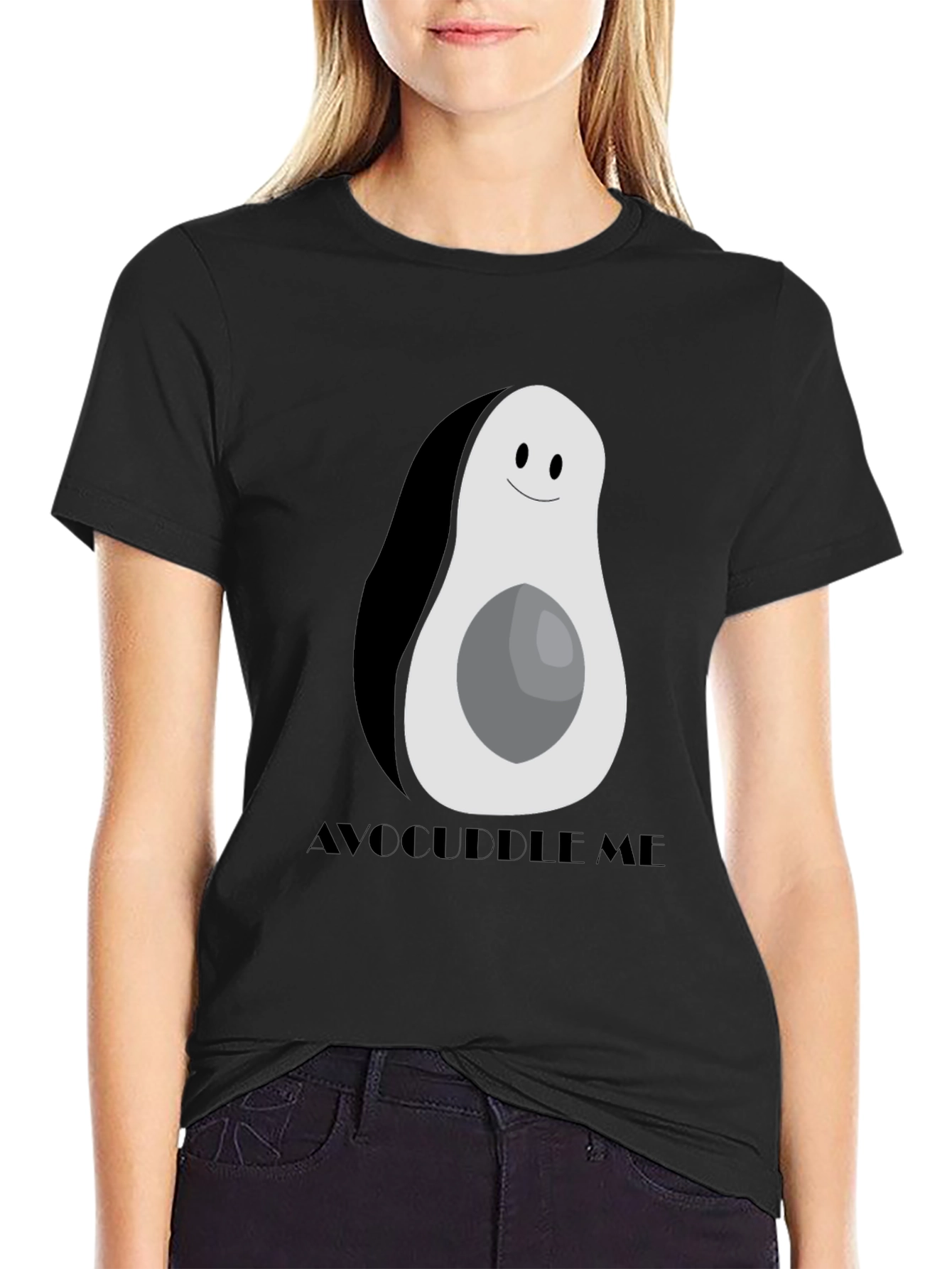 Avocuddle Me Graphic Tee - Fun Avocado Shirt