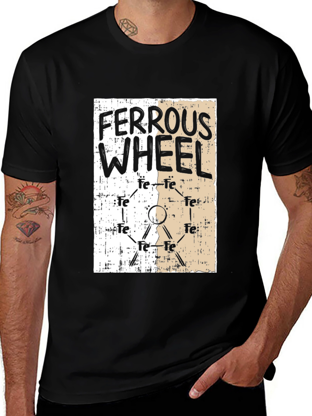 Ferrous Wheel Graphic Tee - Science Design