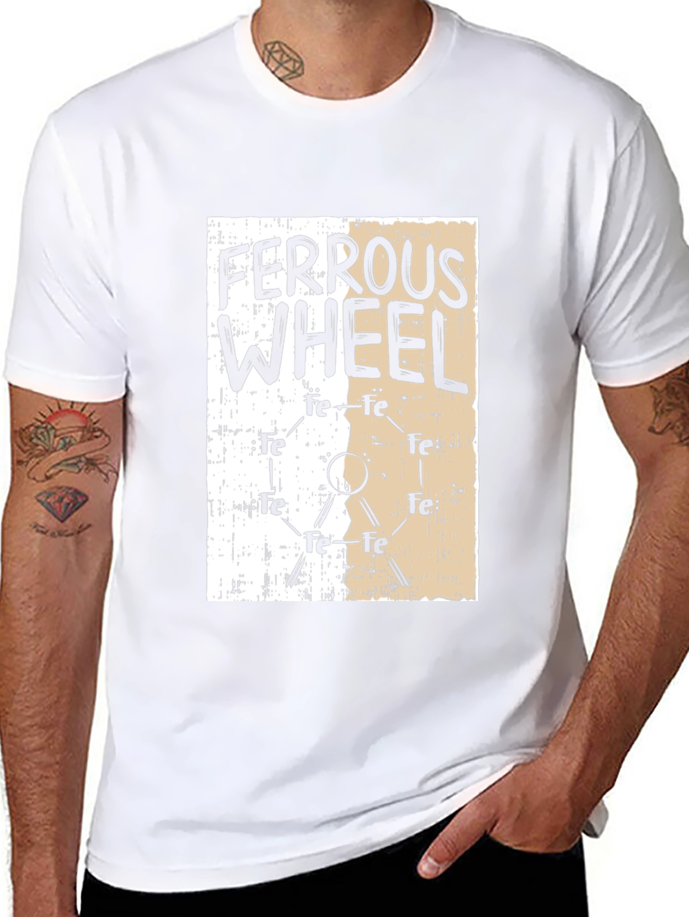Ferrous Wheel Graphic Tee - Science Design
