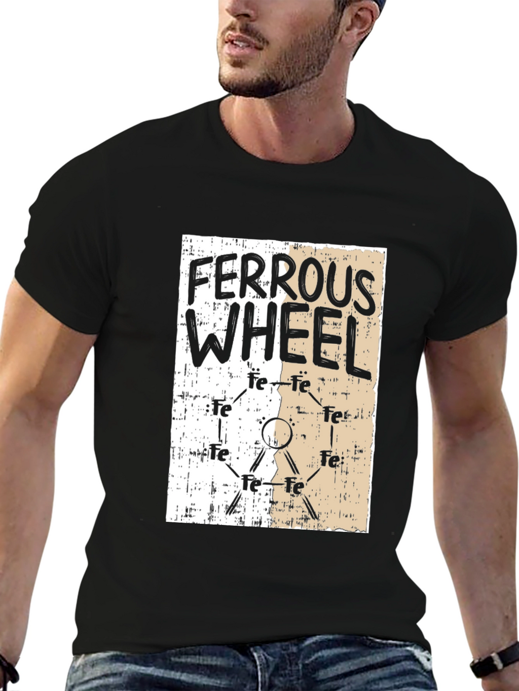 Ferrous Wheel Graphic Tee - Science Design