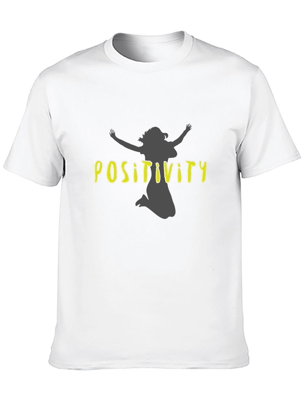 Positivity Graphic Tee - Unisex Black T-Shirt