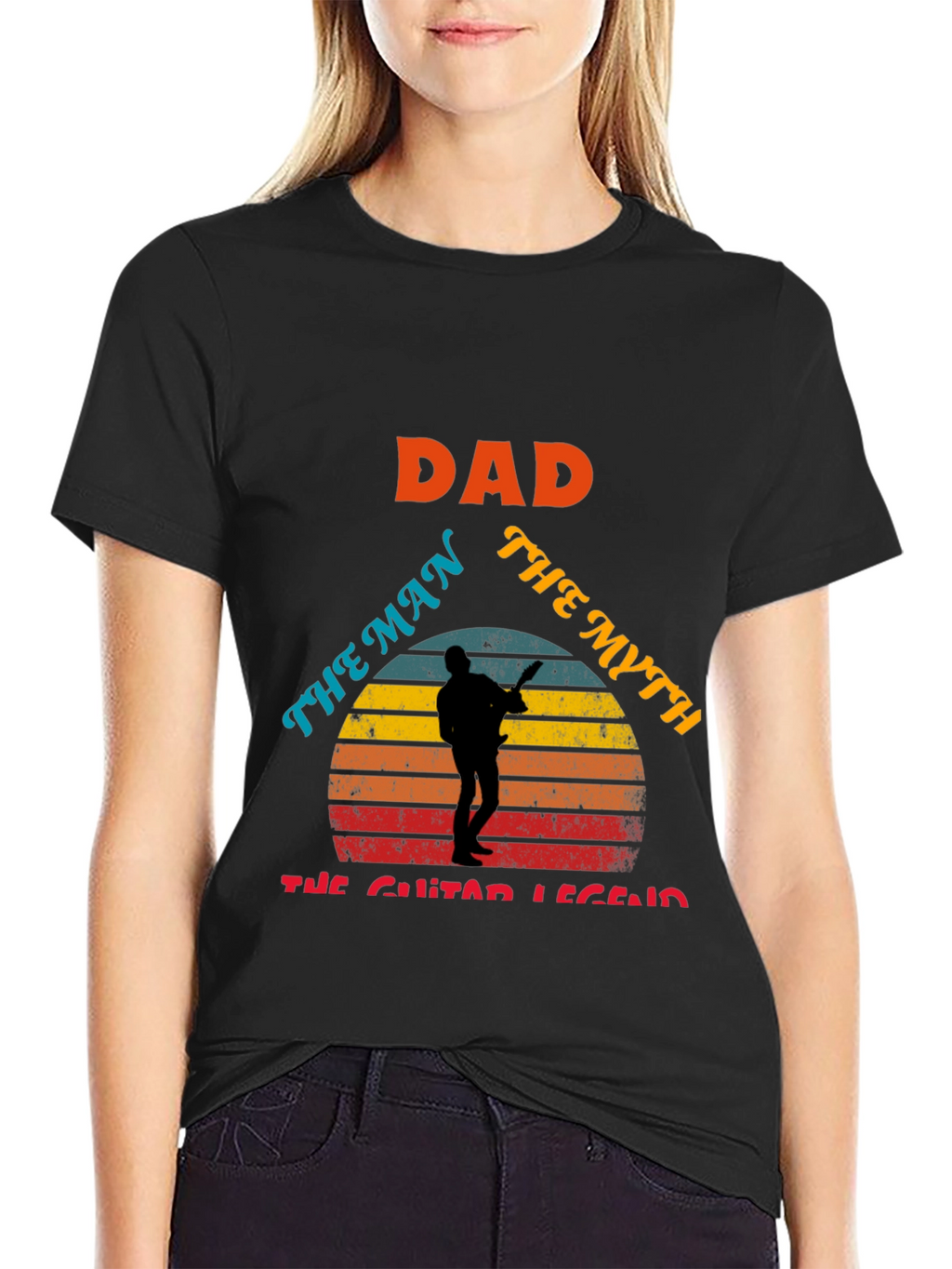 Dad: The Man The Myth The Guitar Legend T-Shirt
