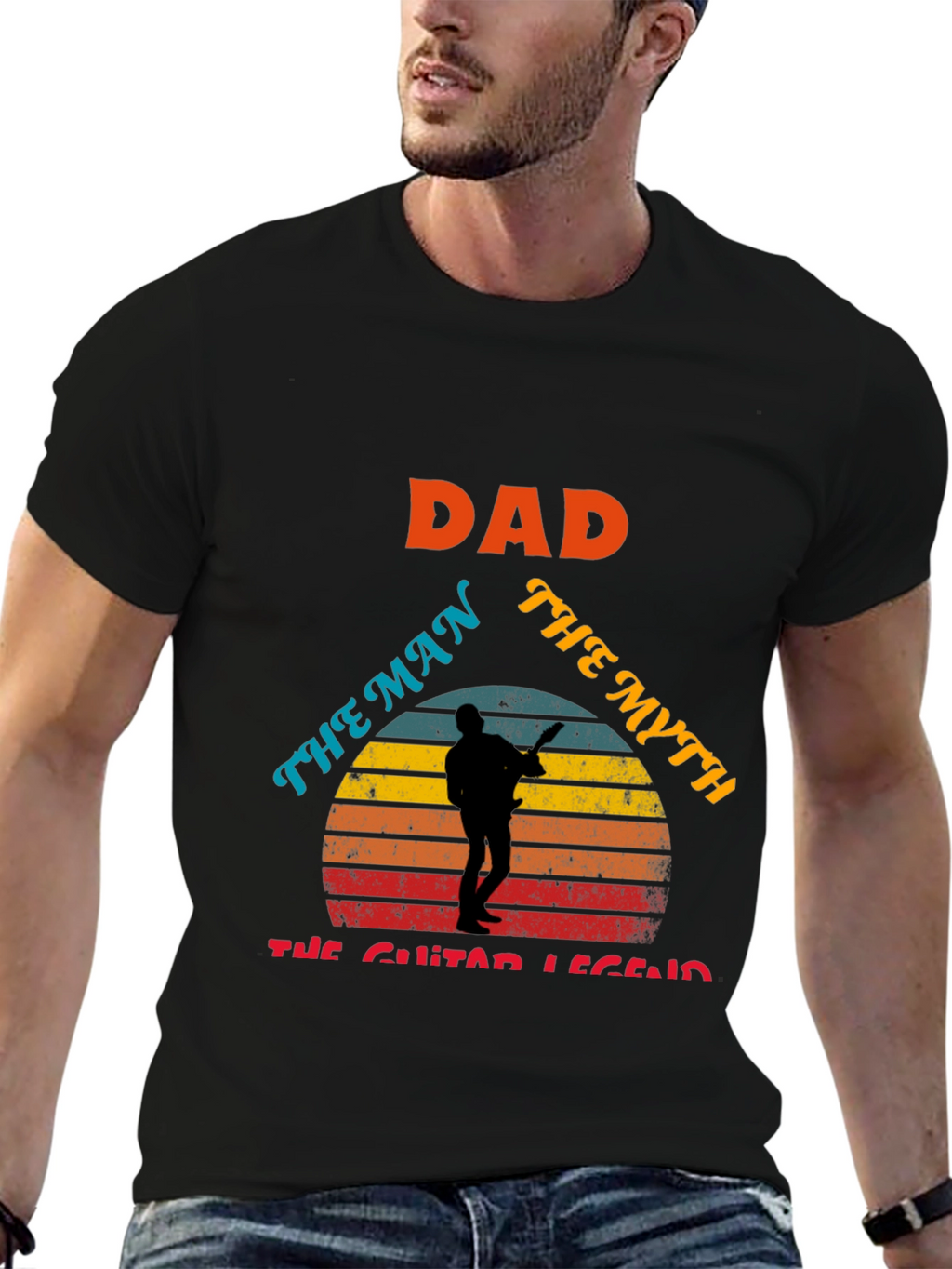 Dad: The Man The Myth The Guitar Legend T-Shirt
