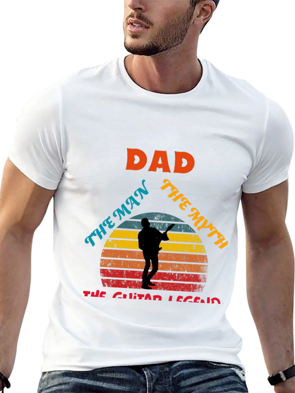 Dad: The Man The Myth The Guitar Legend T-Shirt