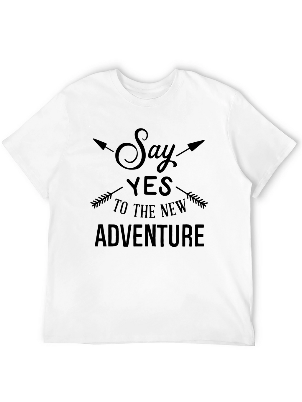 Adventure Awaits Graphic Tee - Black
