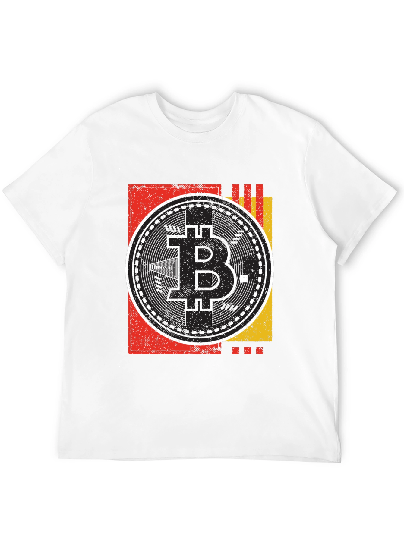 Bitcoin Crypto Currency Graphic Tee - Black