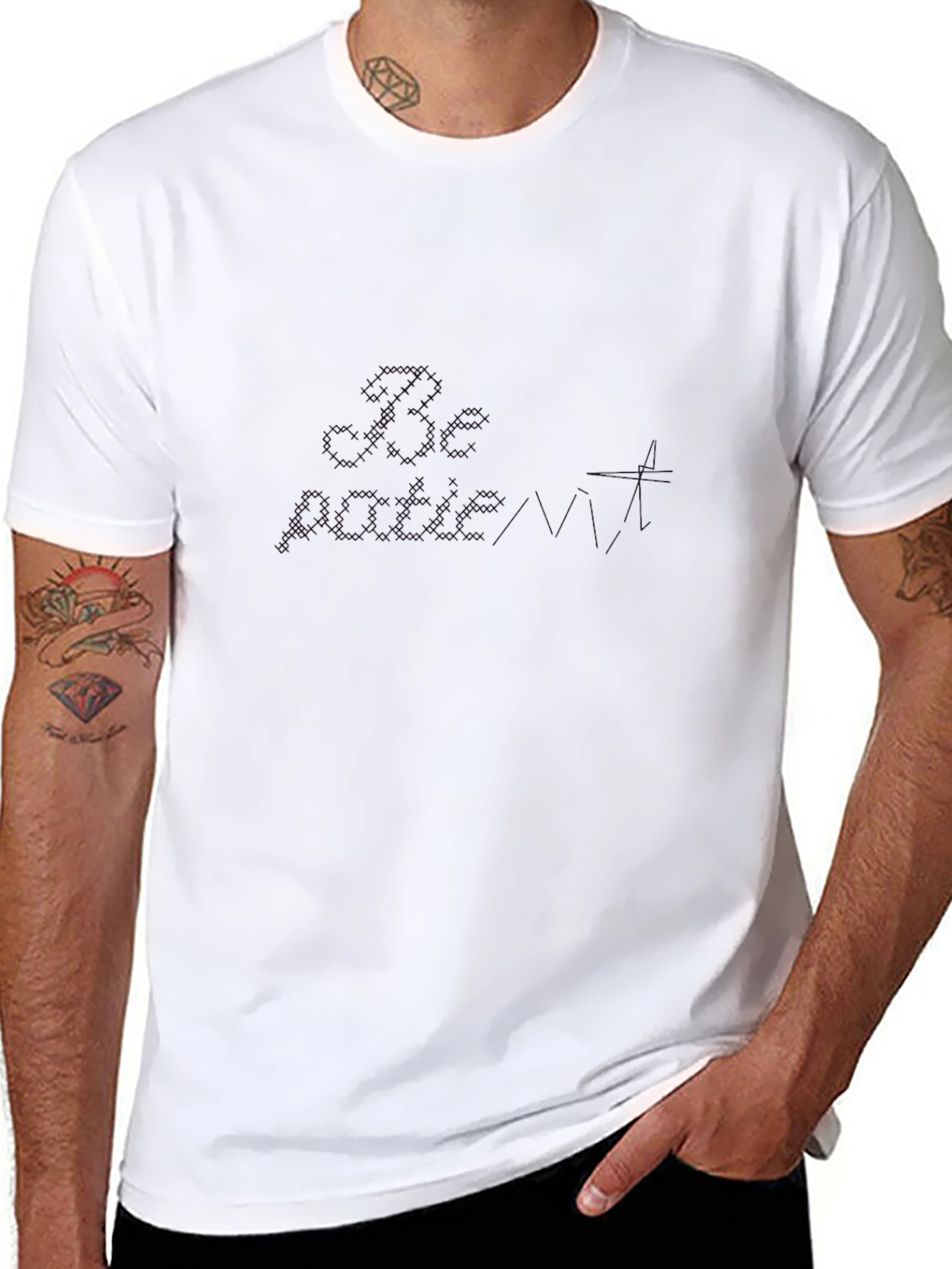 Mens Be Patient Black T-Shirt