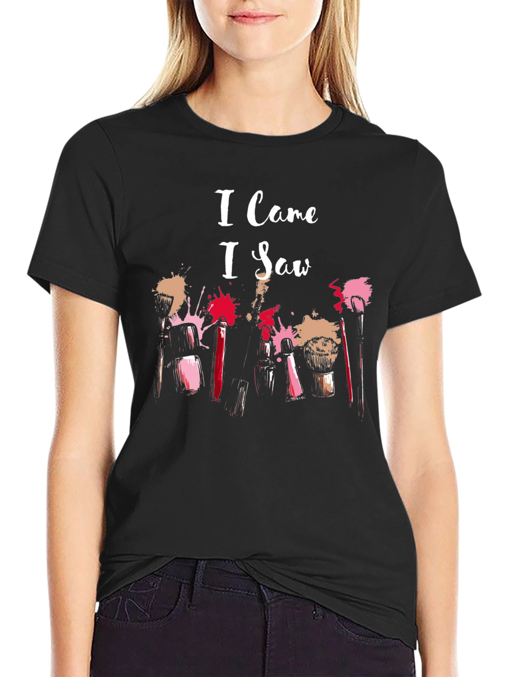 I Came I Saw Makeup T-Shirt