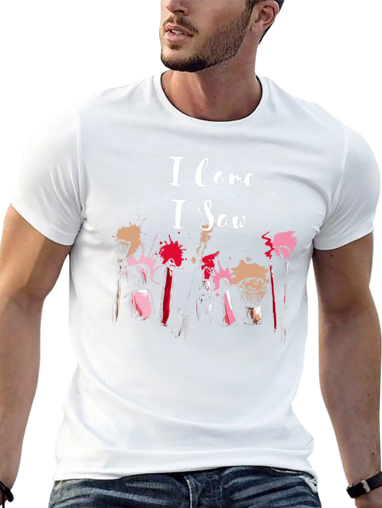 I Came I Saw Makeup T-Shirt