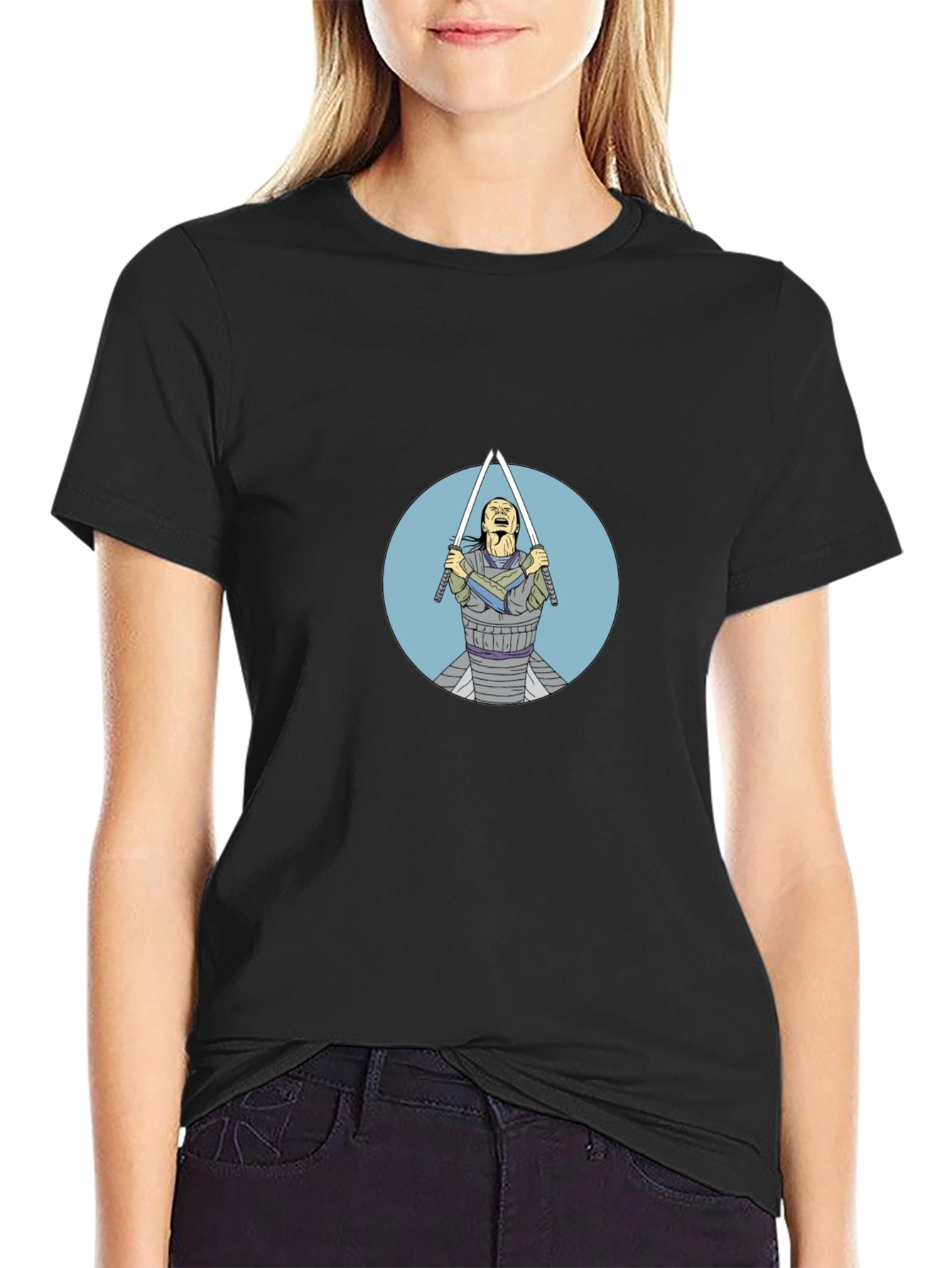 Samurai Swordsman Graphic Tee