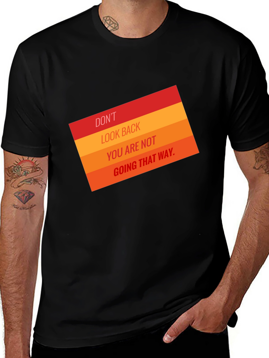 Motivational T-Shirt: Dont Look Back