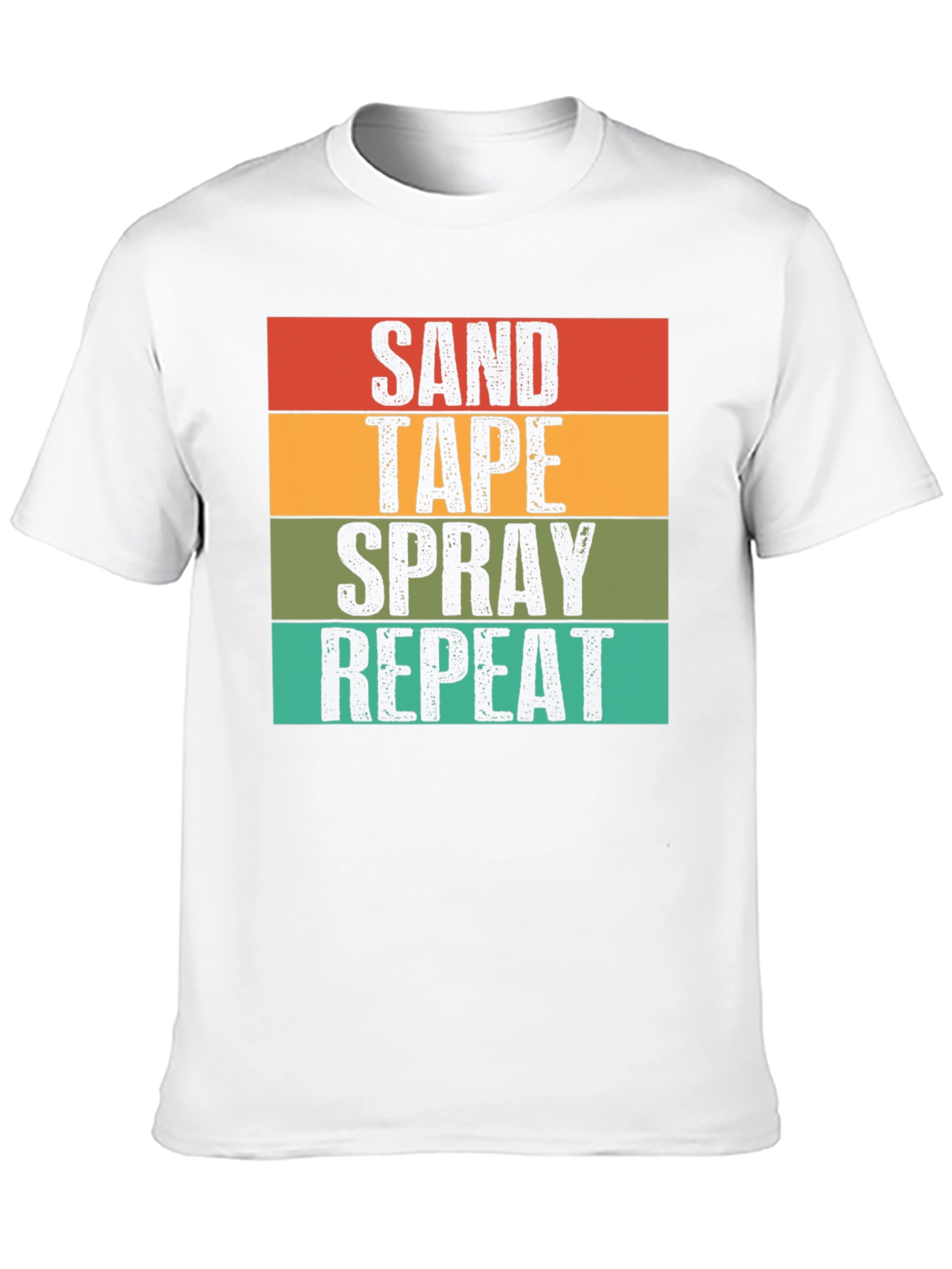 Sand Tape Spray Repeat Graphic Tee
