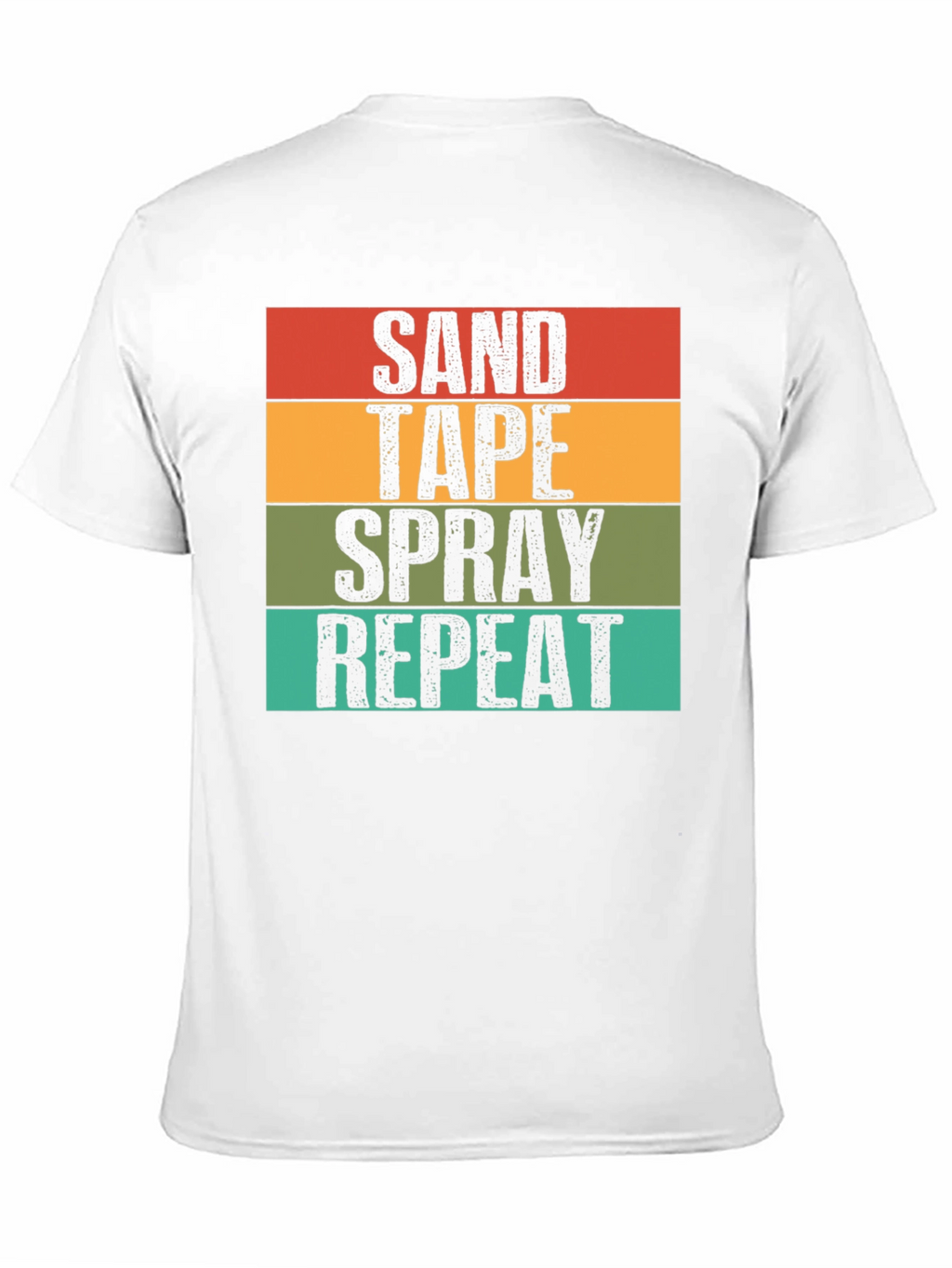 Sand Tape Spray Repeat Graphic Tee