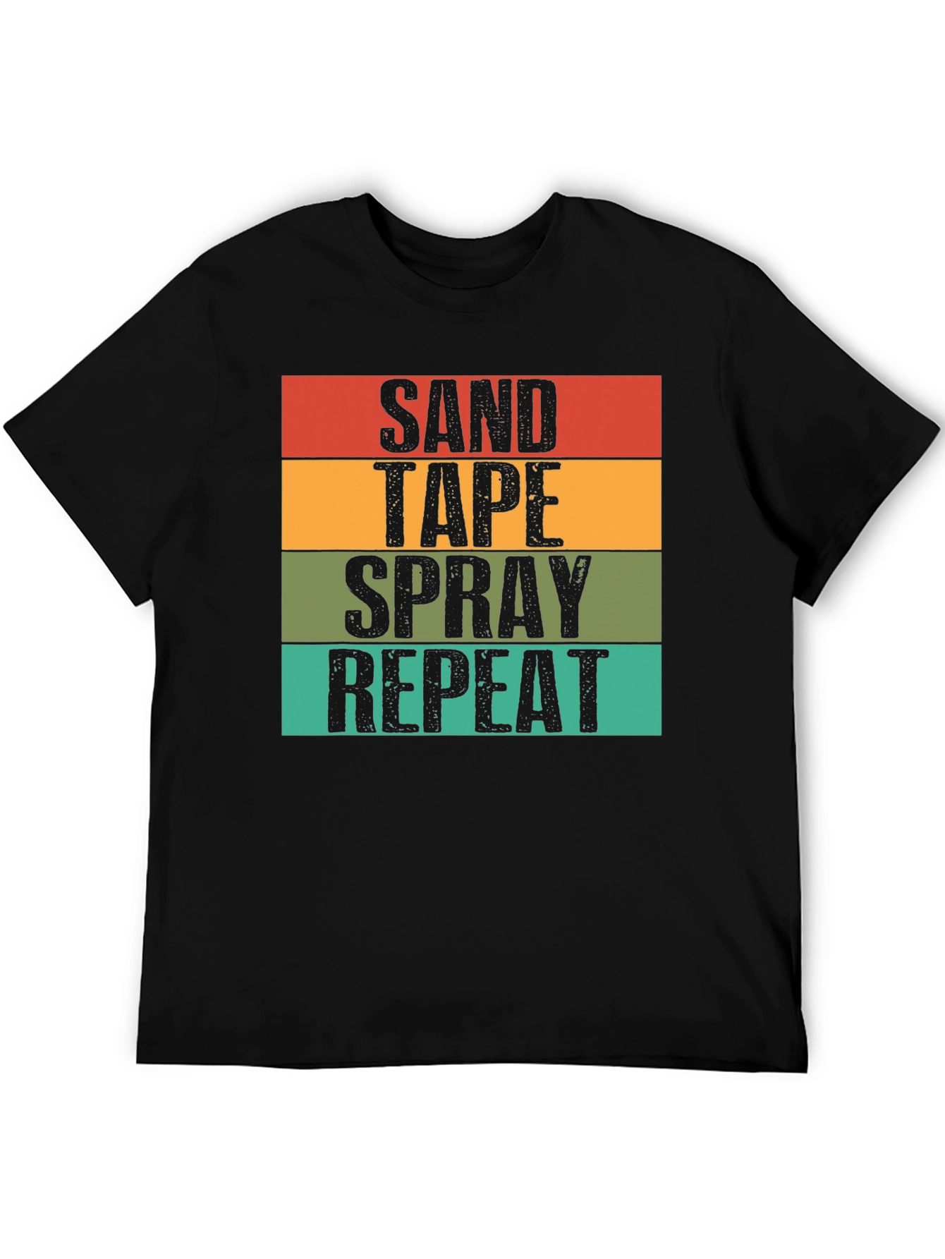 Sand Tape Spray Repeat Graphic Tee