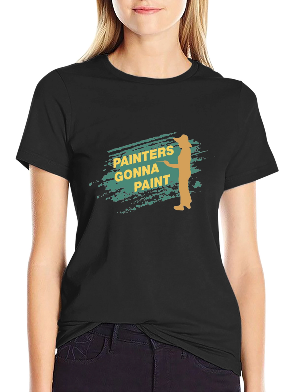 Painters Gonna Paint Black T-Shirt