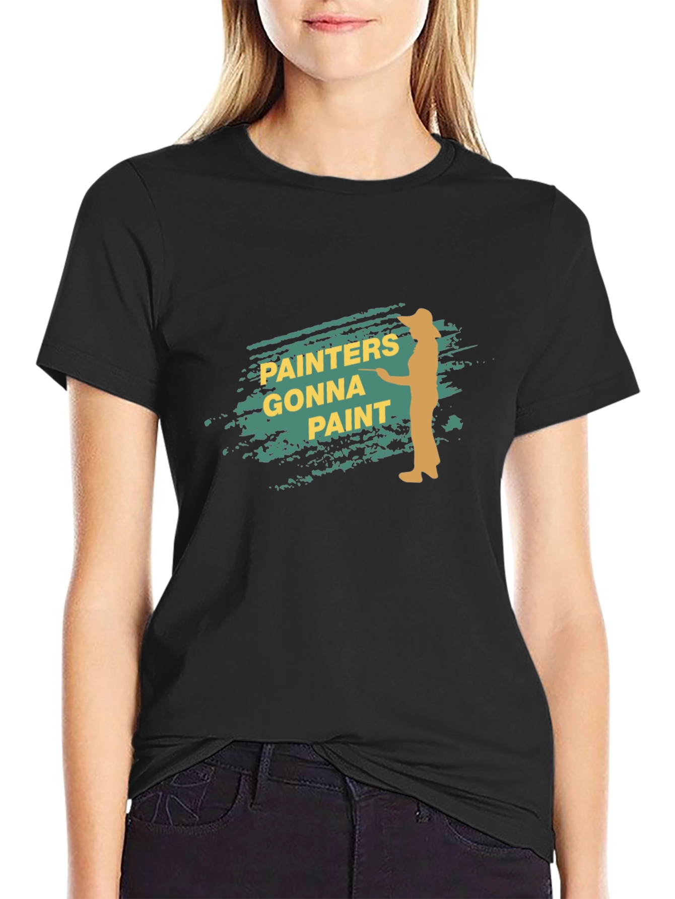 Painters Gonna Paint Black T-Shirt