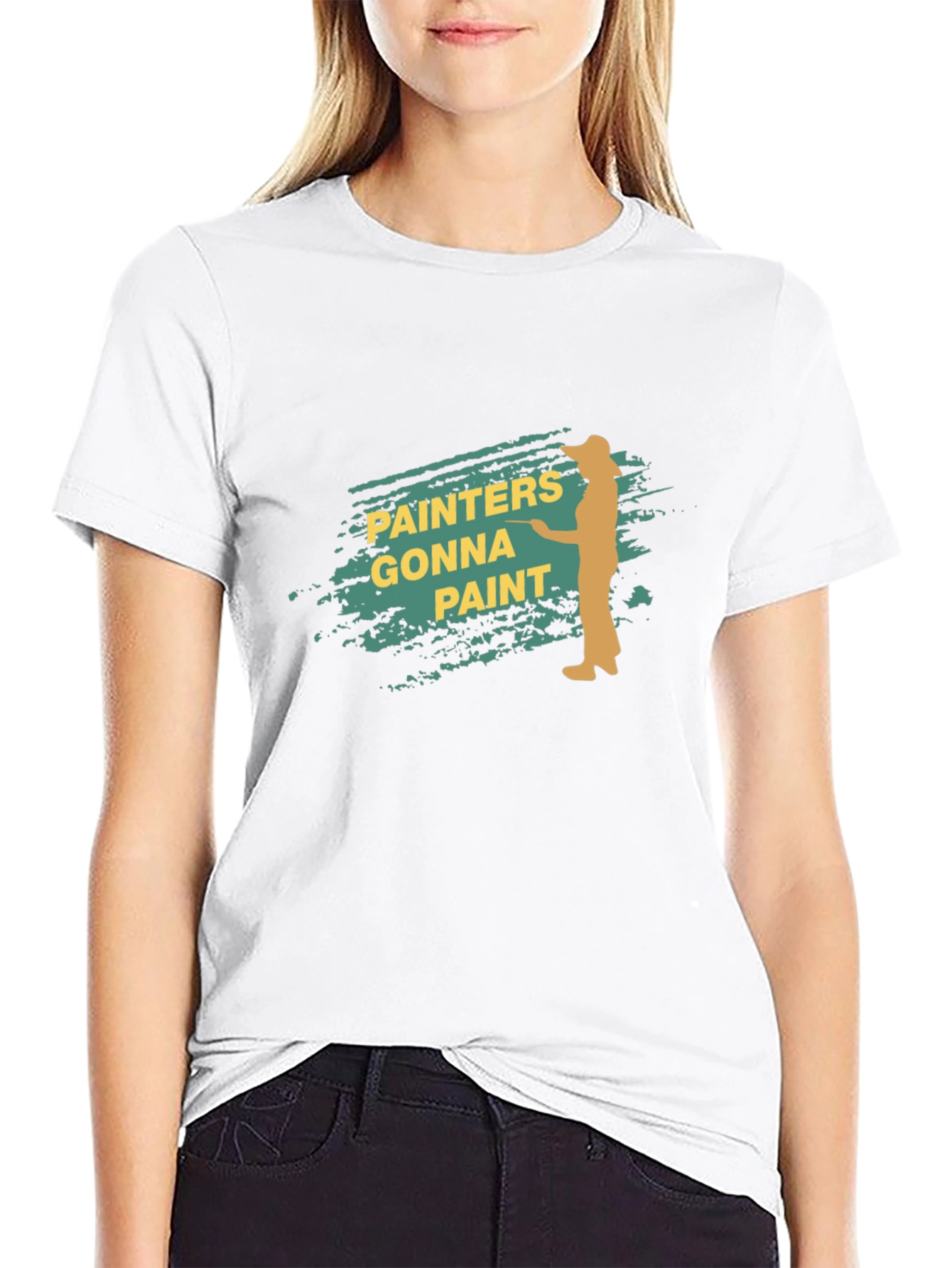 Painters Gonna Paint Black T-Shirt