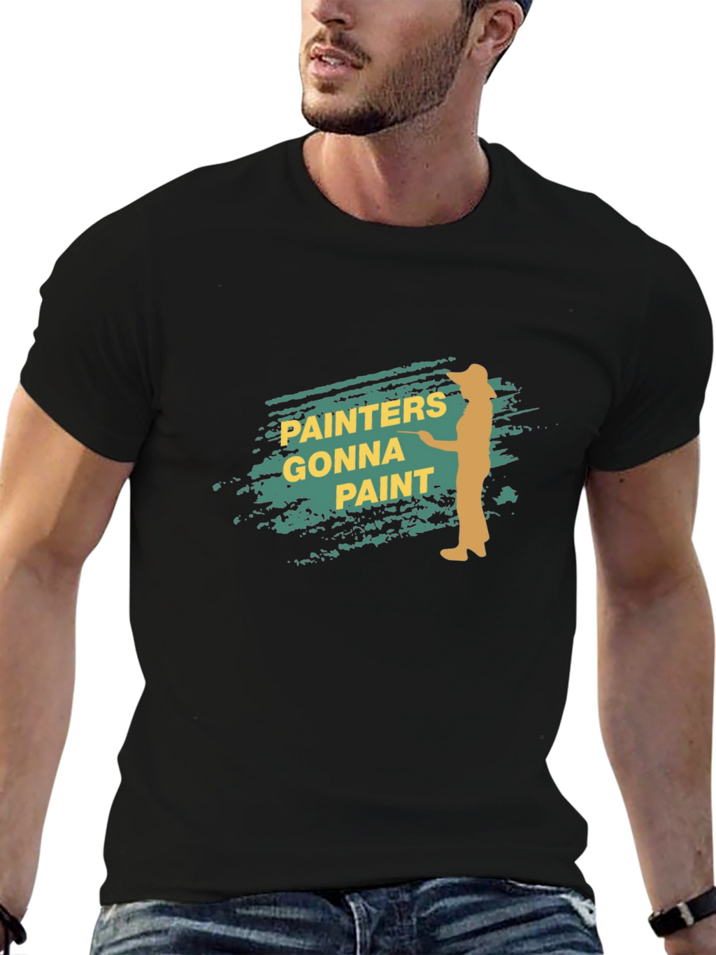 Painters Gonna Paint Black T-Shirt