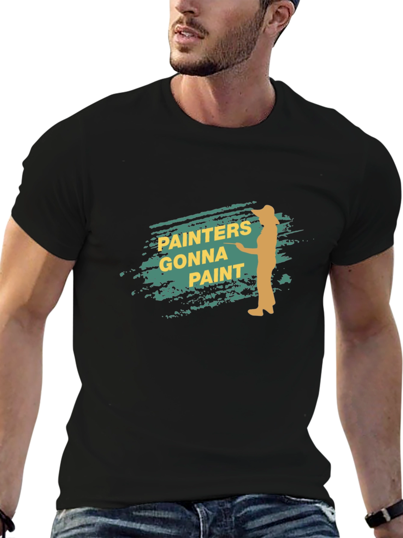Painters Gonna Paint Black T-Shirt