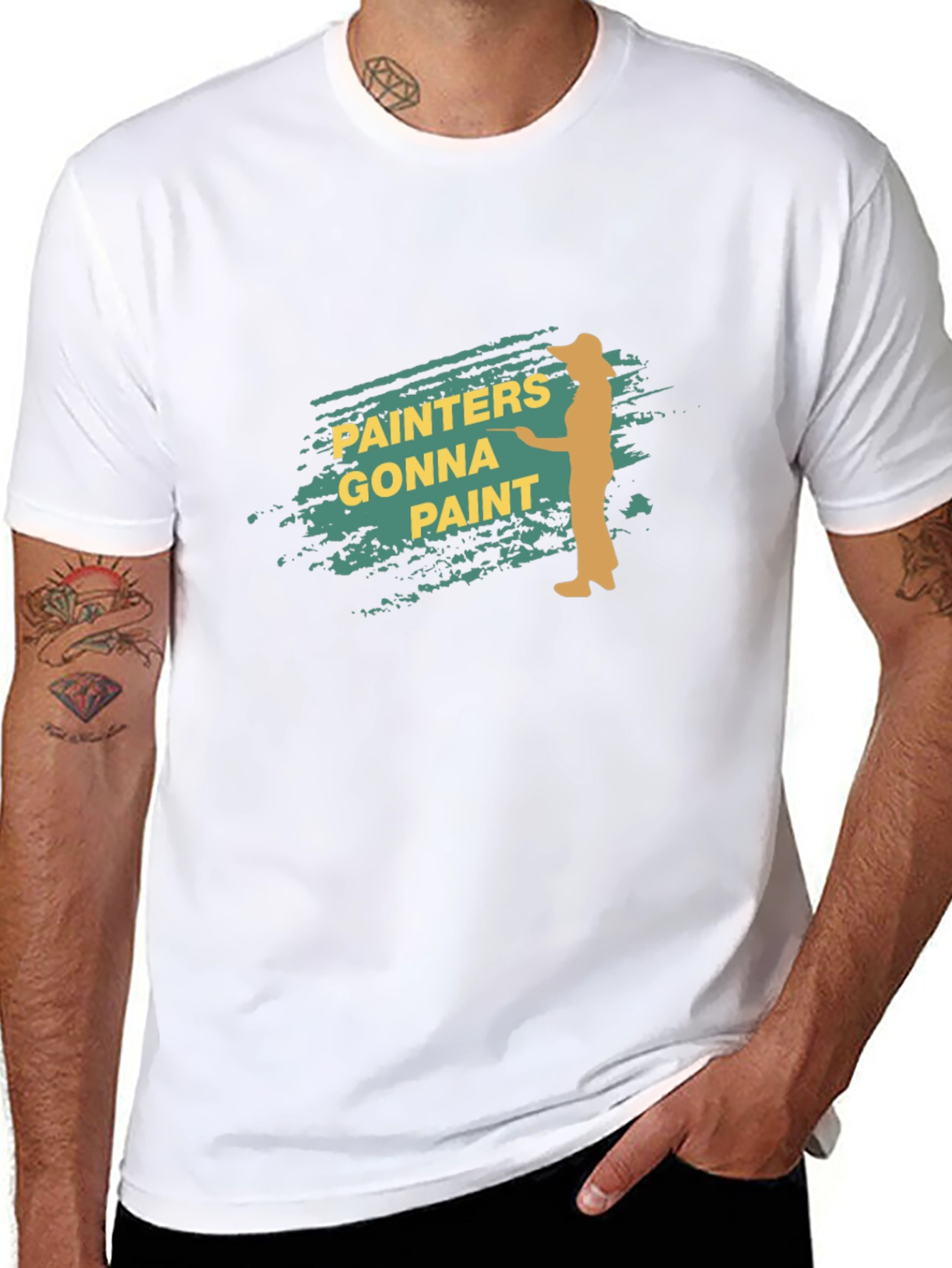 Painters Gonna Paint Black T-Shirt