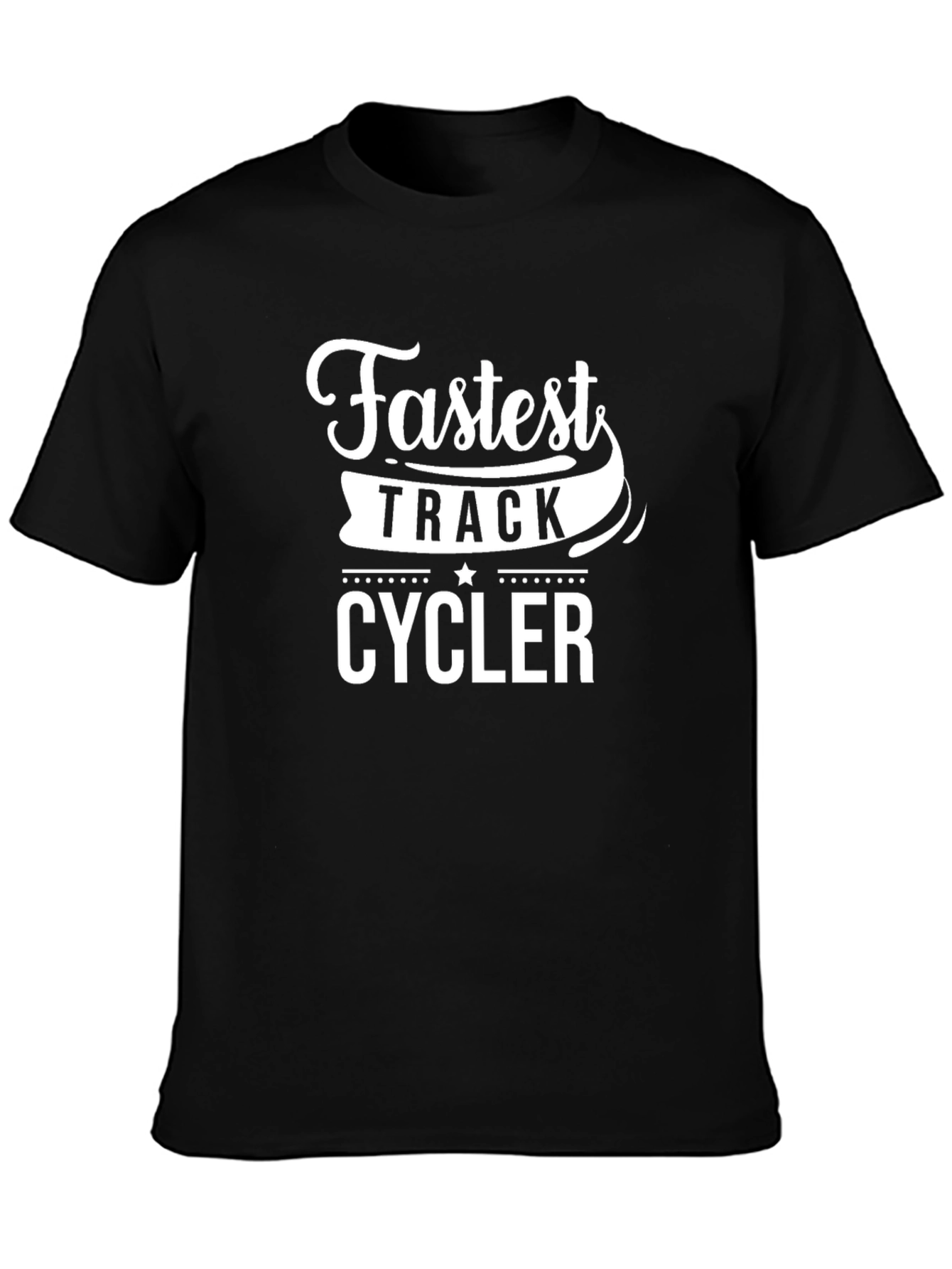 Fastest Track Cycler T-Shirt - Black