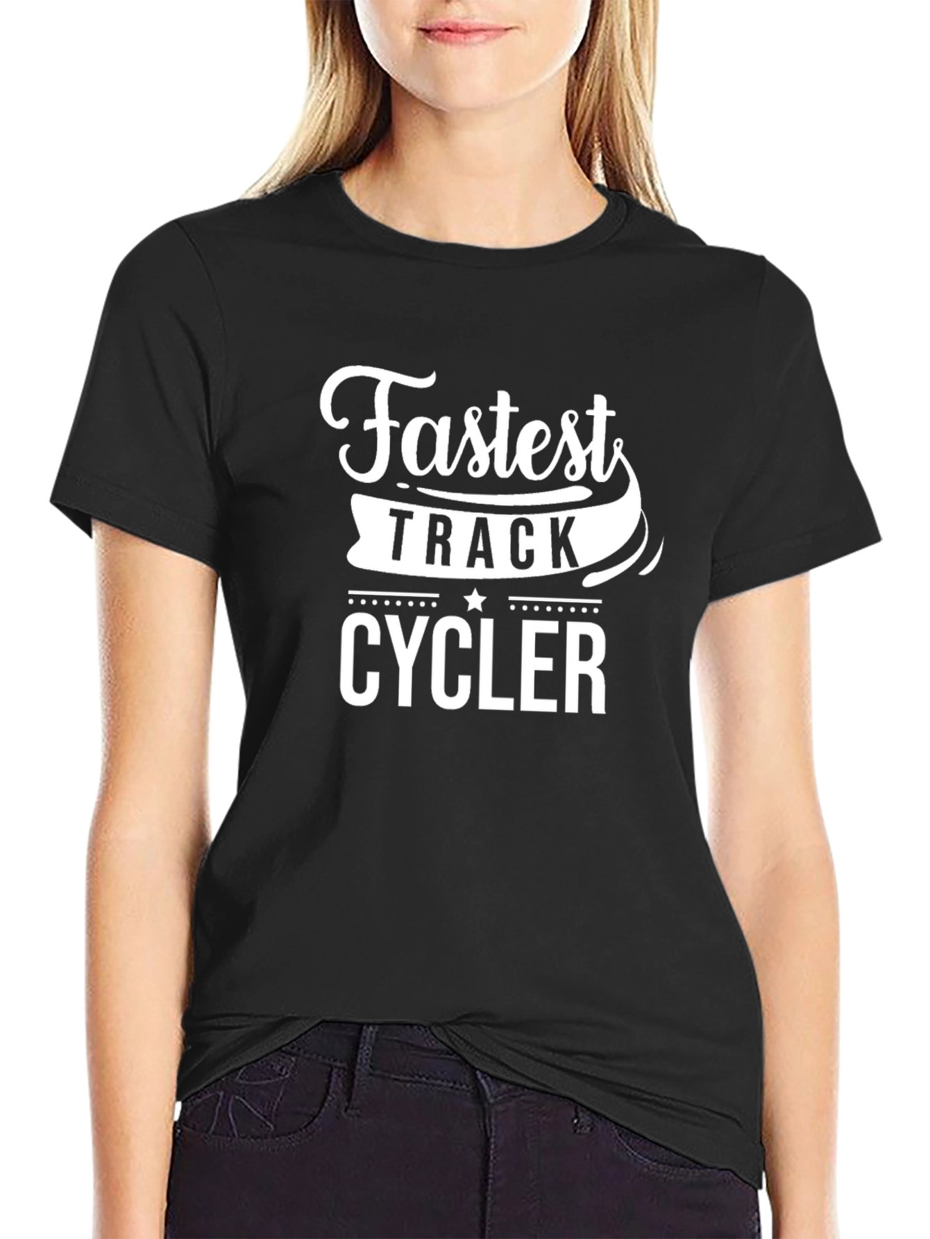 Fastest Track Cycler T-Shirt - Black