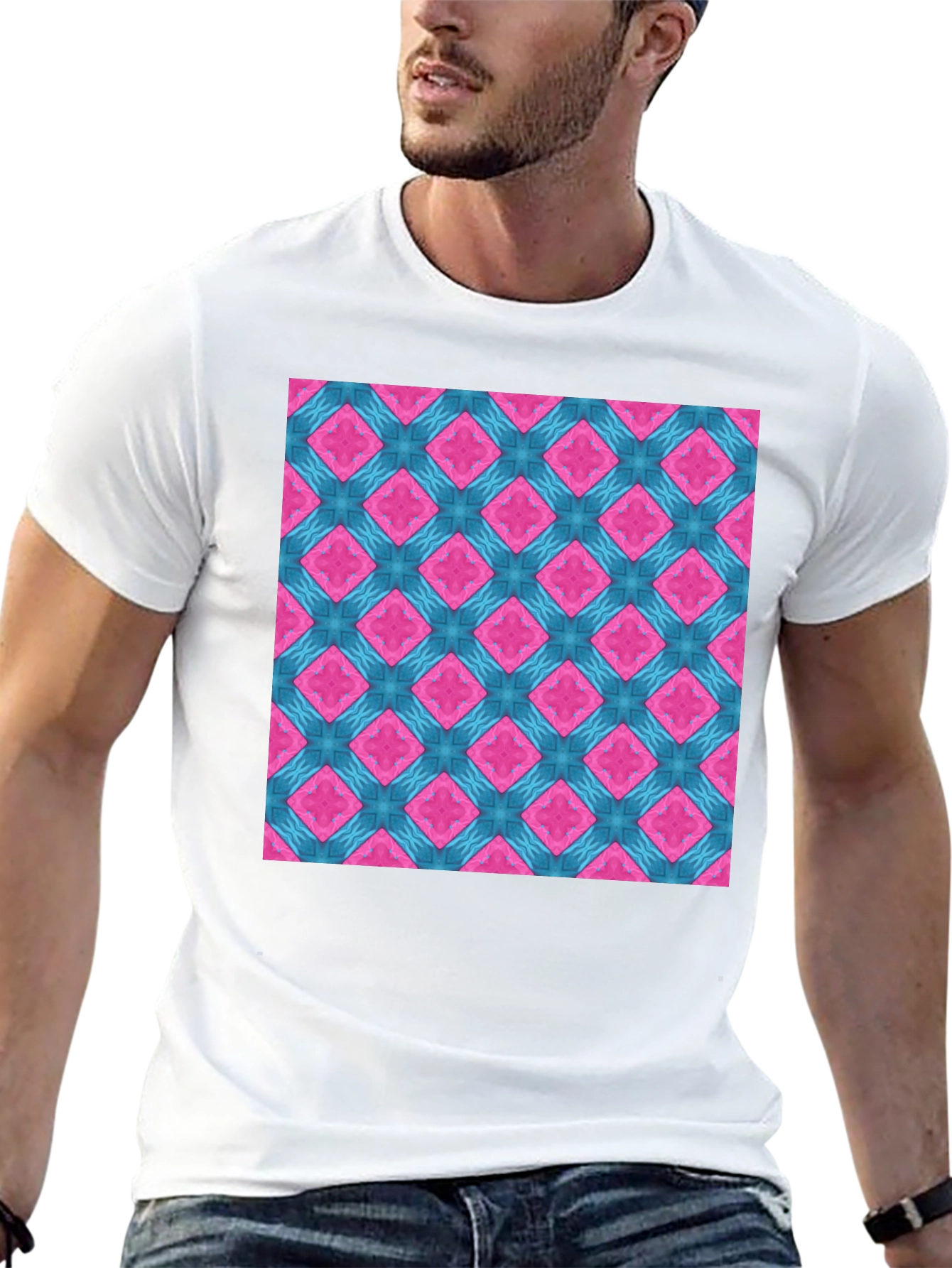 Modern Geometric Pattern T-Shirt